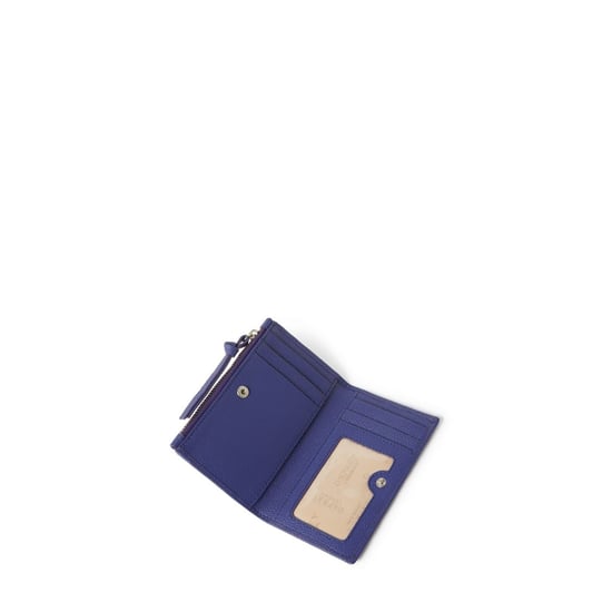 OSPREY LONDON Accessoires Osprey London London Molly Curved Bi Fold Leder-Kartenetui in Lila - Image 2