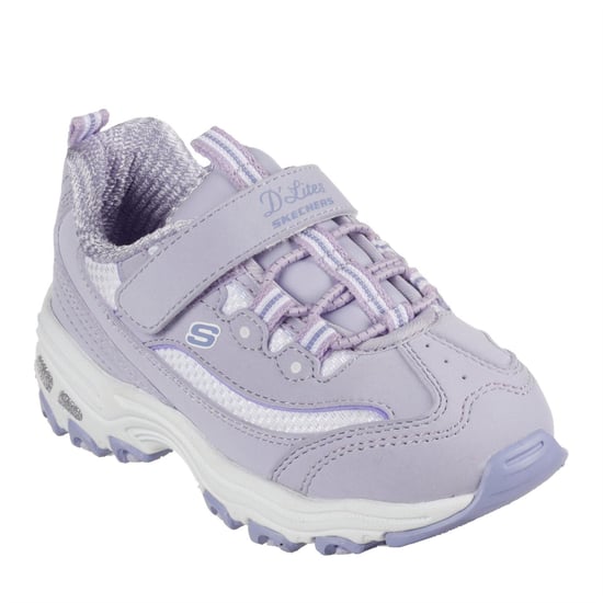 Skechers DLites Slip-On-Turnschuhe für Mädchen in Lavendel - Image 1