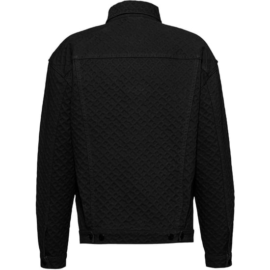 Boss Herren-Truckerjacke mit Kragen, Regular Fit, Schwarz 001 - Image 2