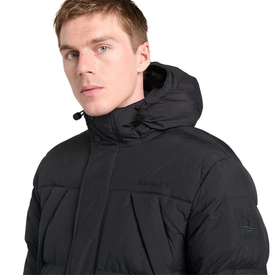 Timberland Herren Kapuzen-Steppjacke, wasserabweisend, Schwarz - Image 3