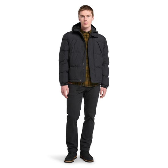 Timberland Herren Kapuzen-Steppjacke, wasserabweisend, Schwarz - Image 4