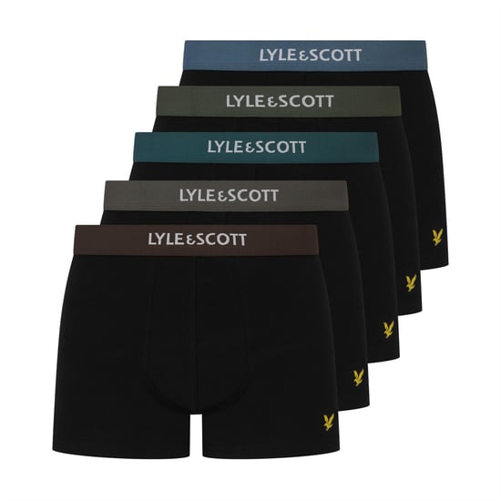 Herren Lyle And Scott 5er-Pack Trunks in Schwarz, mehrfarbig W - Image 1