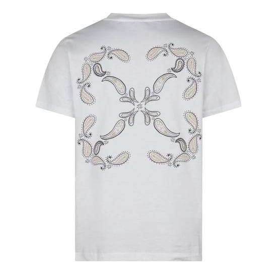 Off-White Off Bandana Arrow Herren-Slipper in Weiß - Image 2