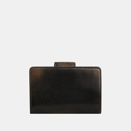 Medium Portemonnaie mit Reißverschluss und Ecken aus Loved Leather - Image 2
