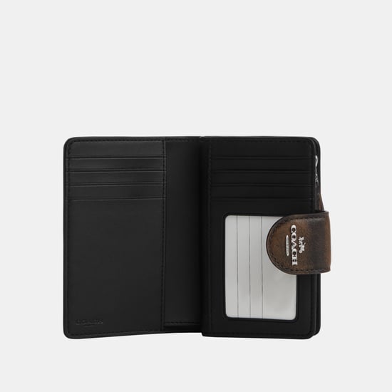 Medium Portemonnaie mit Reißverschluss und Ecken aus Loved Leather - Image 3