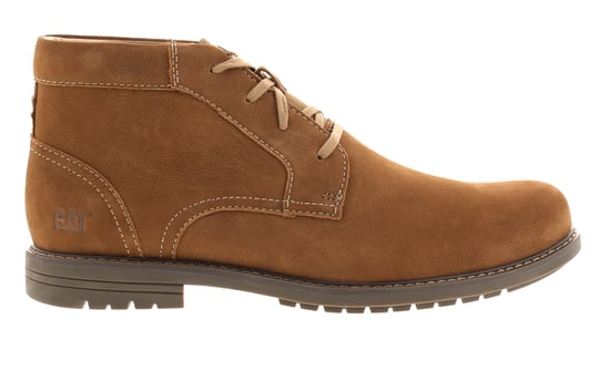 Caterpillar Herren-Elegante Stiefel Brock aus Leder mit Schnürung in Hellbraun - Image 2