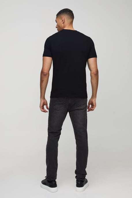 Essential Muscle Fit T-Shirt mit Rundhalsausschnitt - Image 2