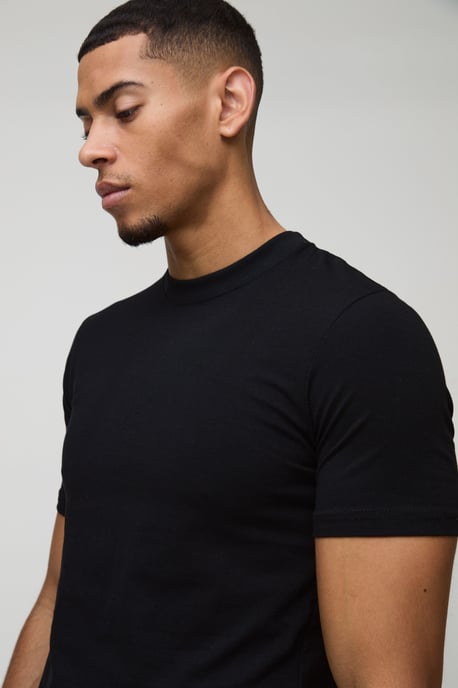 Essential Muscle Fit T-Shirt mit Rundhalsausschnitt - Image 3