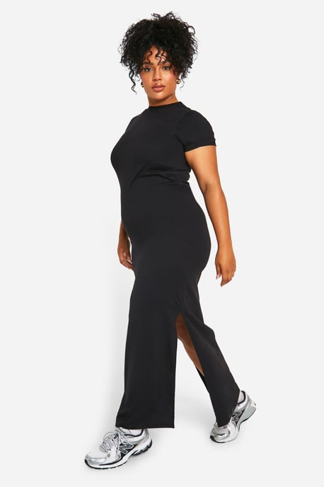 Boohoo T-Shirt-Maxikleid in Übergröße - Image 3