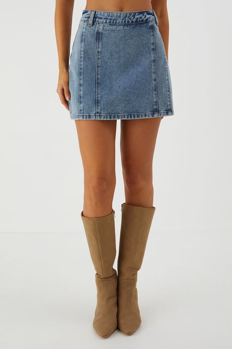 MissPap Jeans-Minirock mit hoher Taille - Image 2