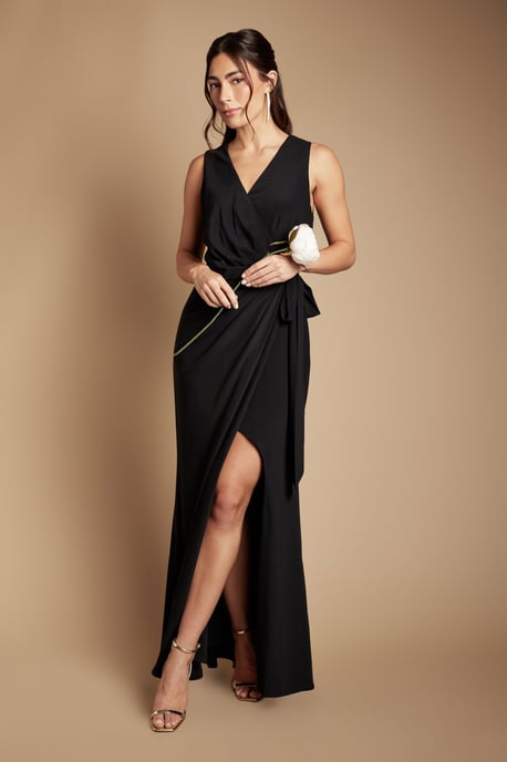Coast Wickel-Maxikleid für Brautjungfern mit V-Ausschnitt - Image 1