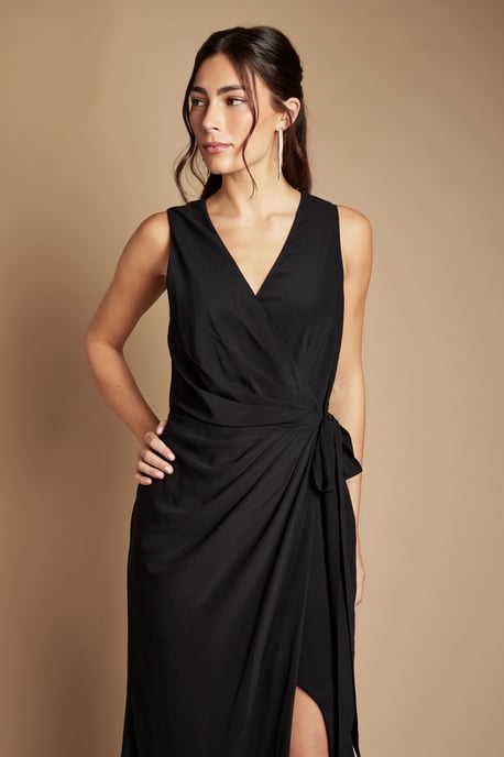Coast Wickel-Maxikleid für Brautjungfern mit V-Ausschnitt - Image 2