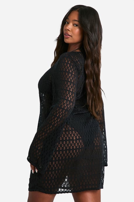 Plus-Size-Strandkleid mit O-Ring-Detail - Image 2