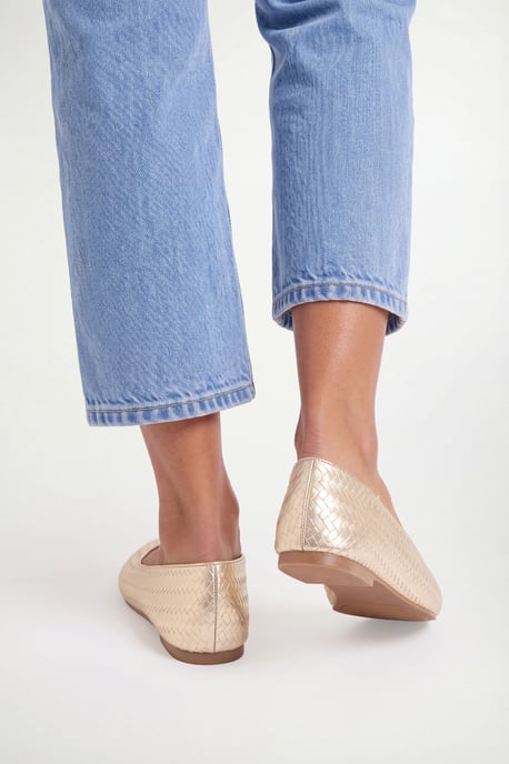 Malia Ballerinas aus Kunstleder mit Flechtdesign und runder Zehenpartie - Image 2