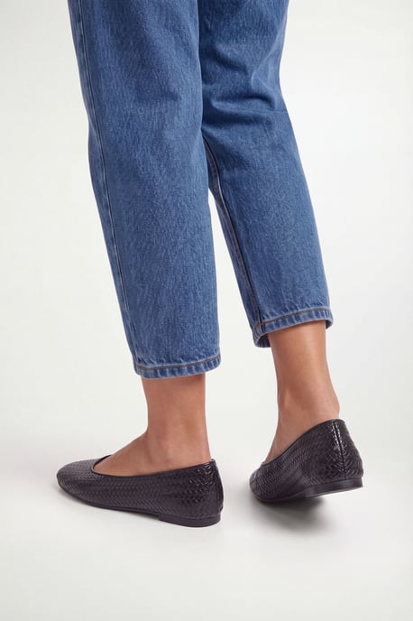 Malia Ballerinas aus Kunstleder mit Flechtdesign und runder Zehenpartie - Image 2