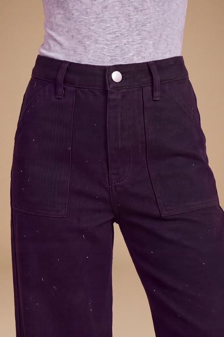 Petite Wide-Leg-Jeans mit hohem Bund - Image 3