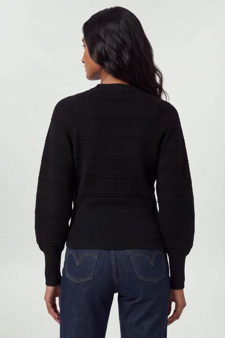 Karen Millen Stricktop in Wolloptik mit Rippdetails und langen Ärmeln - Image 2