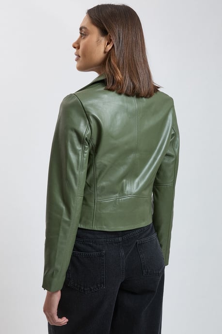 Forever Leder Signature Bikerjacke - Image 3