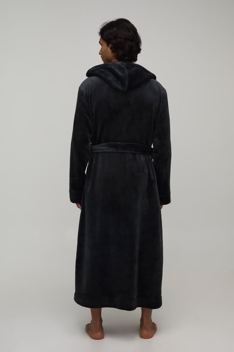 boohooMAN Longline Kapuzen-Bademantel - Image 2