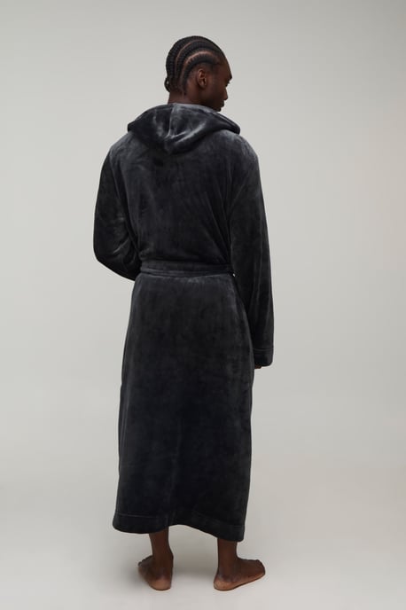Tall Longline Kapuzenbademantel - Image 2