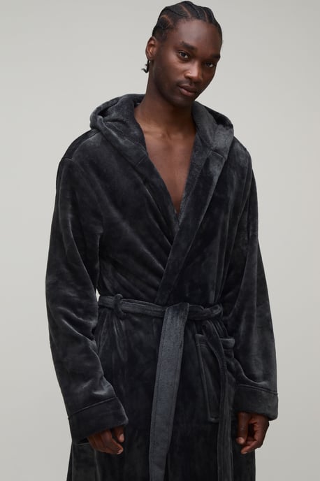 Tall Longline Kapuzenbademantel - Image 3
