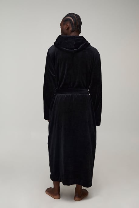 Tall Longline Kapuzen-Bademantel - Image 2