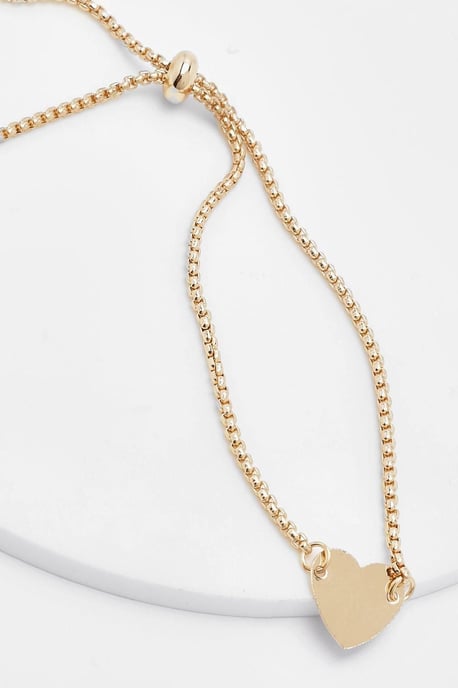 Boohoo Armband mit Herzdetail und Knebelverschluss - Image 2