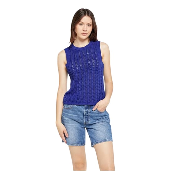 Levis - "Sunrise" Ärmelloses Oberteil für Damen, gehäkelt (Mazarinblau) - Image 1