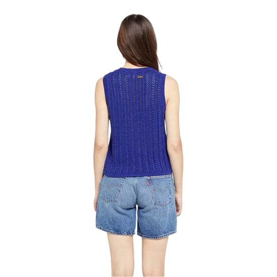 Levis - "Sunrise" Ärmelloses Oberteil für Damen, gehäkelt (Mazarinblau) - Image 2