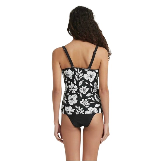Be You - Tankini-Oberteil für Damen, Herzausschnitt (Schwarz/Weiß) - Image 3