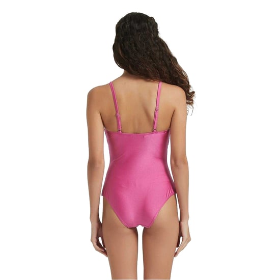 Be You - Badeanzug für Damen, Plunge-BH (Himbeere) - Image 3