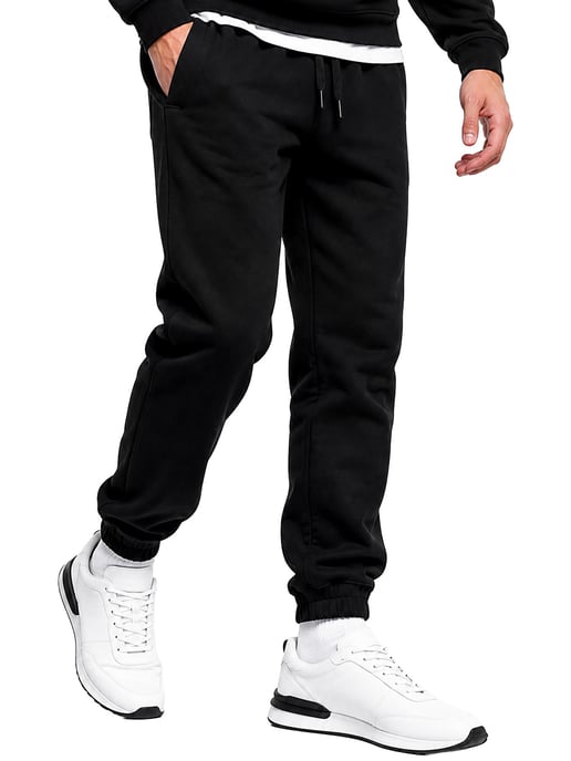 Kruze | 3er-Pack Herren-Fleece-Jogginghosen – BLK/GRY/NVY - Image 2