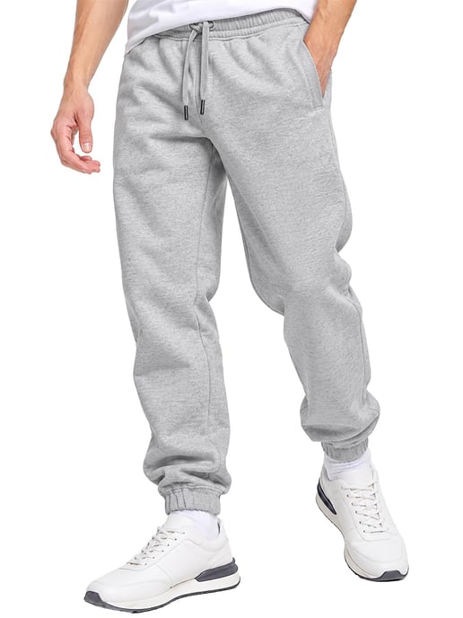 Kruze | 3er-Pack Herren-Fleece-Jogginghosen – BLK/GRY/NVY - Image 3