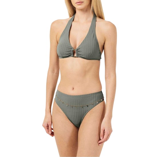 Chelsea Peers - Bikini Oberteil für Damen, Hinten geknotet (Grün) - Image 1