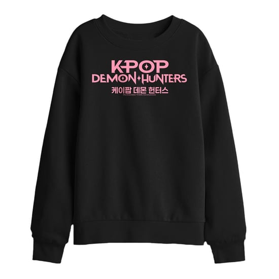 K-Pop Demon Hunters - Sweatshirt für Kinder (Schwarz/Pink) - Image 1