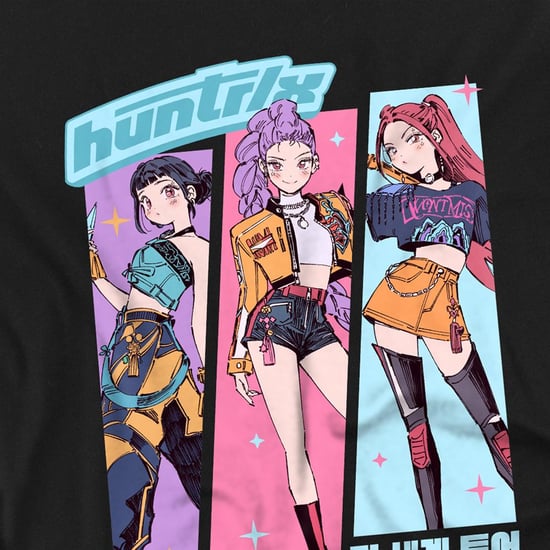 K-Pop Demon Hunters - "Huntrix Anime" Sweatshirt für Kinder (Schwarz) - Image 3