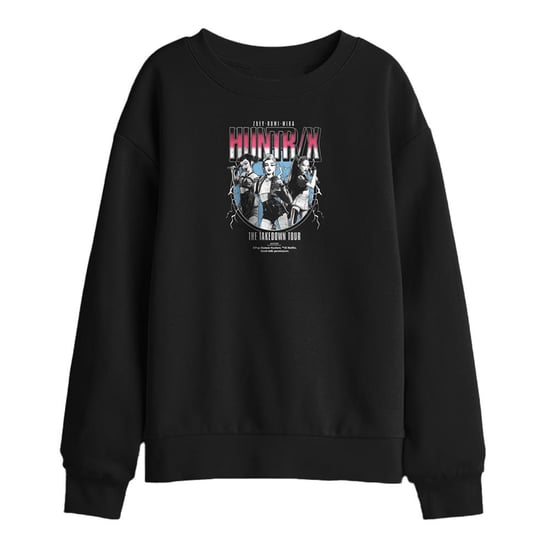 K-Pop Demon Hunters - "Huntrix Takedown Tour" Sweatshirt für Kinder (Schwarz) - Image 1