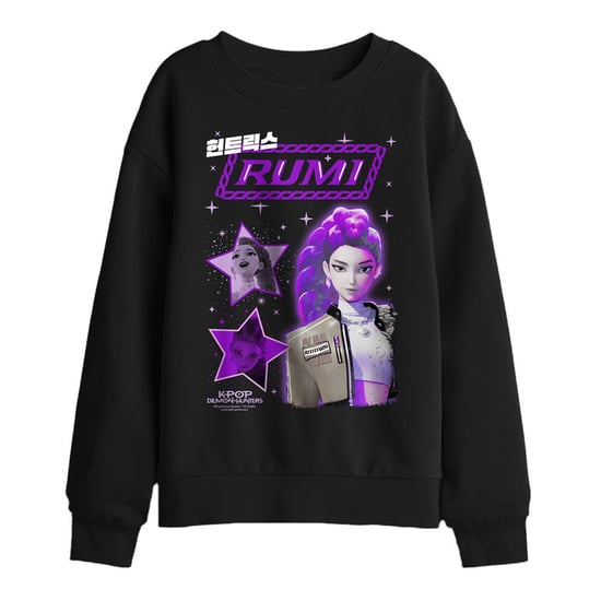 K-Pop Demon Hunters - "Huntrix" Sweatshirt für Kinder (Schwarz) - Image 1