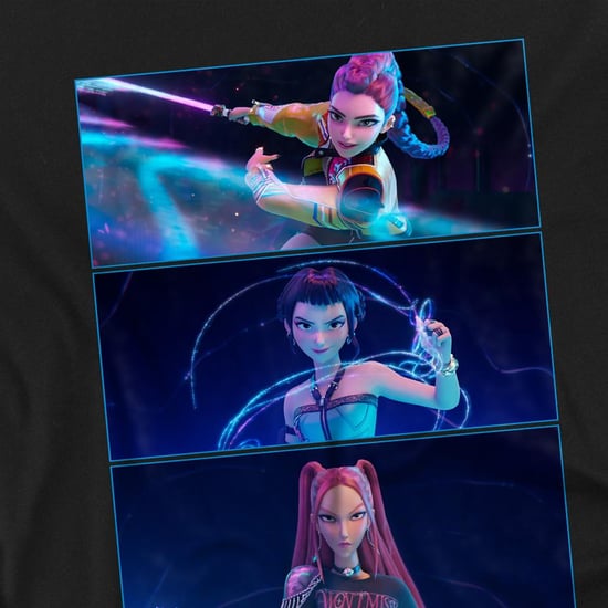 K-Pop Demon Hunters - "Huntrix Fighting" Sweatshirt für Kinder (Schwarz) - Image 3
