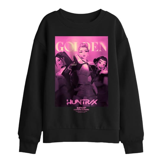 K-Pop Demon Hunters - "Huntrix Golden" Sweatshirt für Kinder (Schwarz) - Image 1