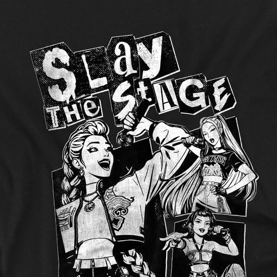 K-Pop Demon Hunters - "Huntrix Slay The Stage" Sweatshirt für Kinder (Schwarz) - Image 3