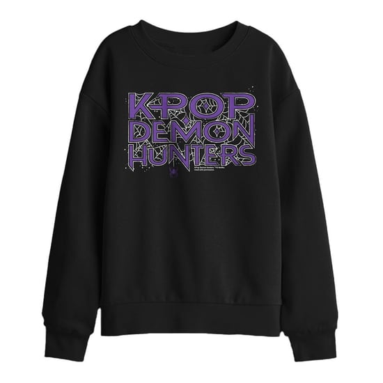 K-Pop Demon Hunters - Sweatshirt für Kinder, Logo, Halloween (Schwarz) - Image 1