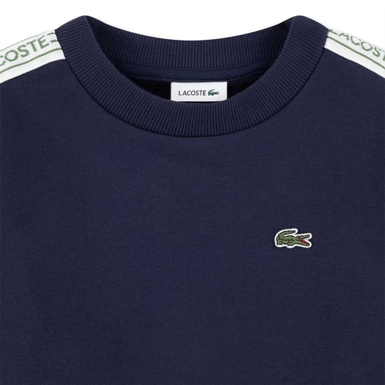 Lacoste - Sweatshirt für Kinder, Rundhalsausschnitt (Meeresblau) - Image 4