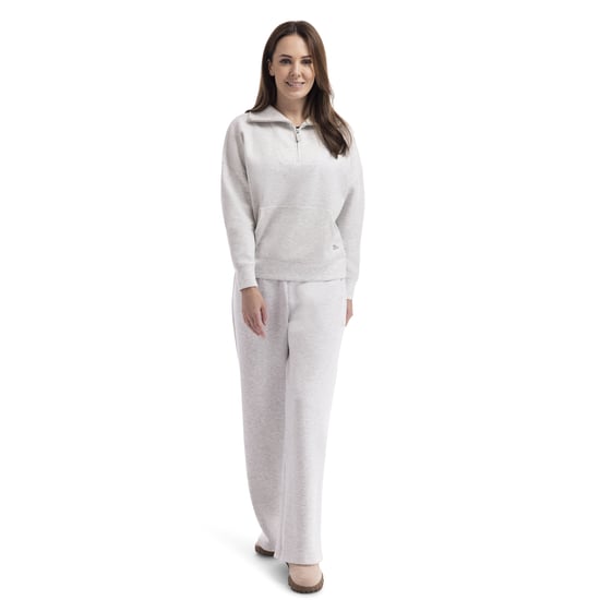 Trespass - "Jean" Sweatshirt für Damen, mit halbem Reißverschluss (Grau meliert) - Image 5