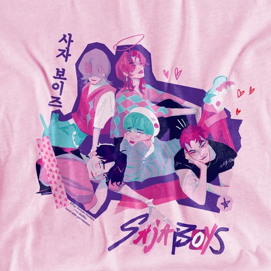 K-Pop Demon Hunters - "Saja Boys" T-Shirt für Kinder (Pink) - Image 3