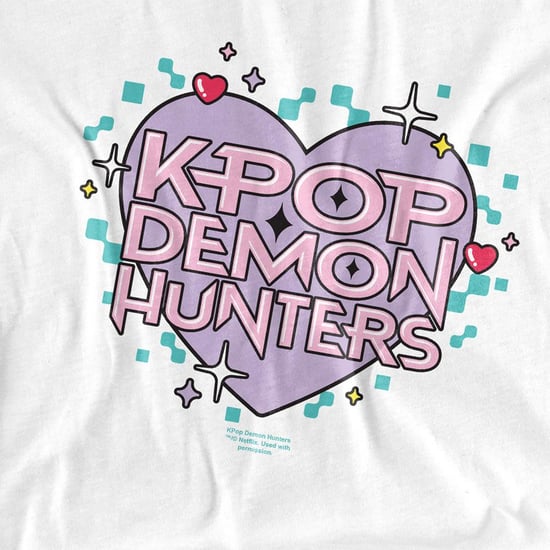 K-Pop Demon Hunters - T-Shirt für Damen, Herzen, Anliegend (Weiß) - Image 3