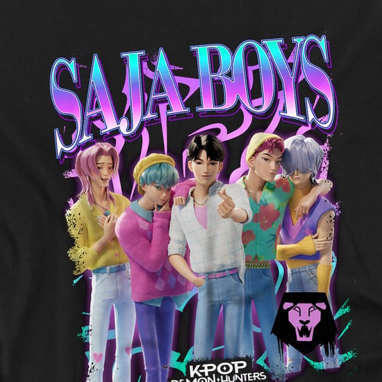 K-Pop Demon Hunters - "Saja Boys" T-Shirt für Kinder (Schwarz) - Image 3
