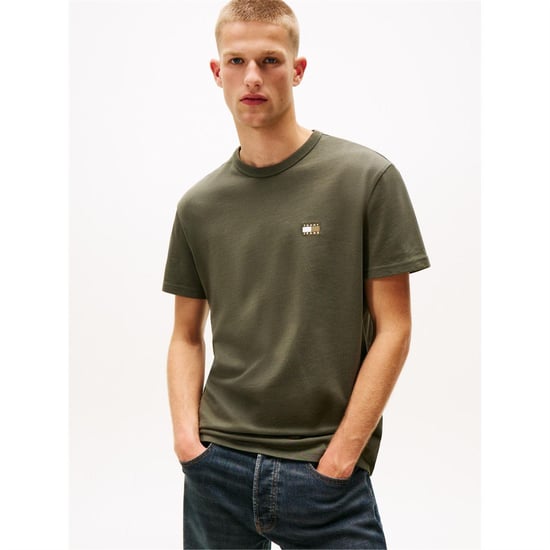 Tommy Jeans - T-Shirt für Herren,Abzeichen (Zinn) - Image 2