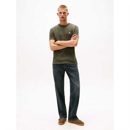 Tommy Jeans - T-Shirt für Herren,Abzeichen (Zinn) - Image 4