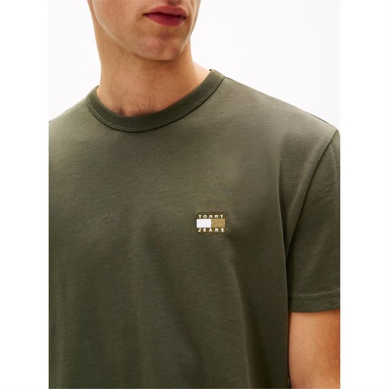 Tommy Jeans - T-Shirt für Herren,Abzeichen (Zinn) - Image 5